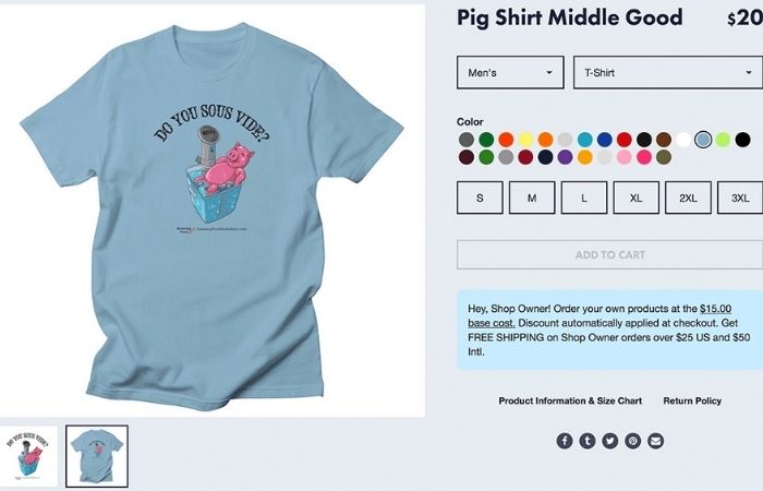 Website thiết kế áo phông Threadless chuyên nghiệp