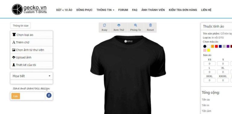 Top 10 phần mềm thiết kế hình in trên áo thun online tốt nhất