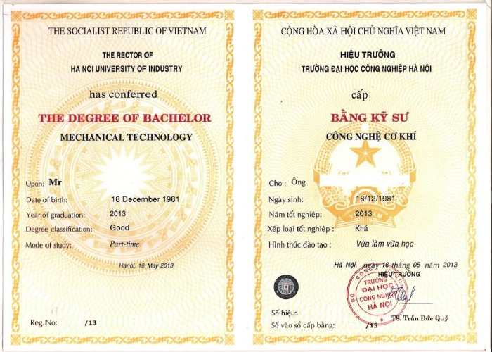 Sự khác nhau giữa bằng kỹ sư và bằng cử nhân