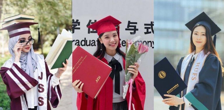 Top 10 mẫu áo cử nhân quốc tế thiết kế ấn tượng, màu sắc nổi bật