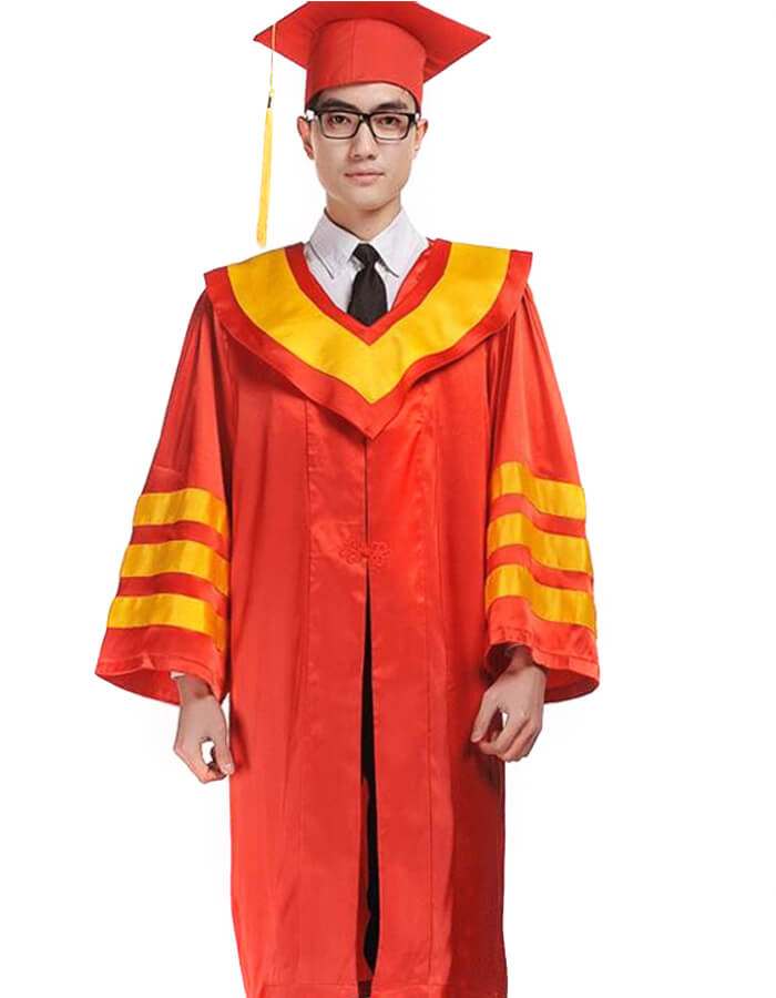 Phần tay áo cử nhân tiến sĩ khác biệt so với các loại áo khác