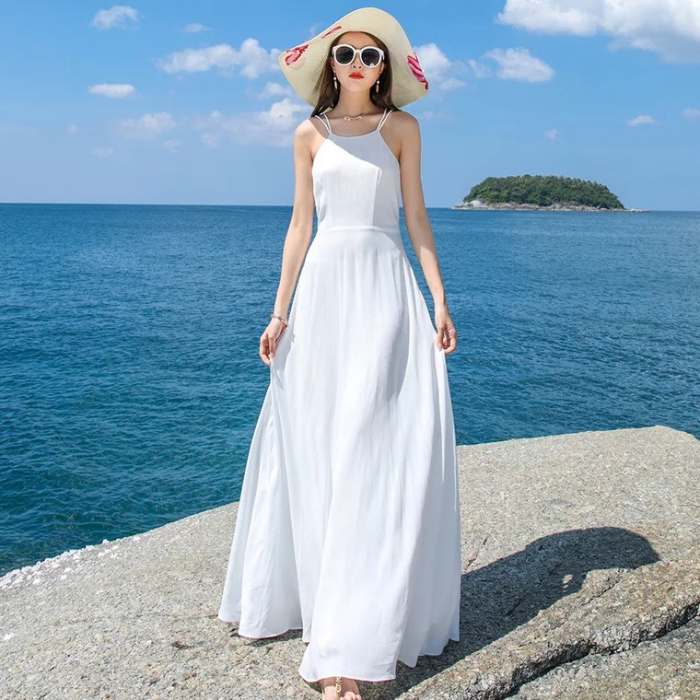 Mẫu đầm maxi phù hợp cho những nàng yêu thích phong cách dịu dàng, duyên dáng