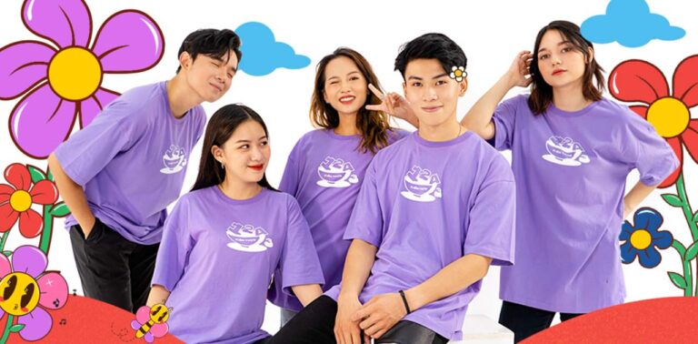 99+ Mẫu đồng phục lớp màu tím than thiết kế đẹp, hình in độc đáo