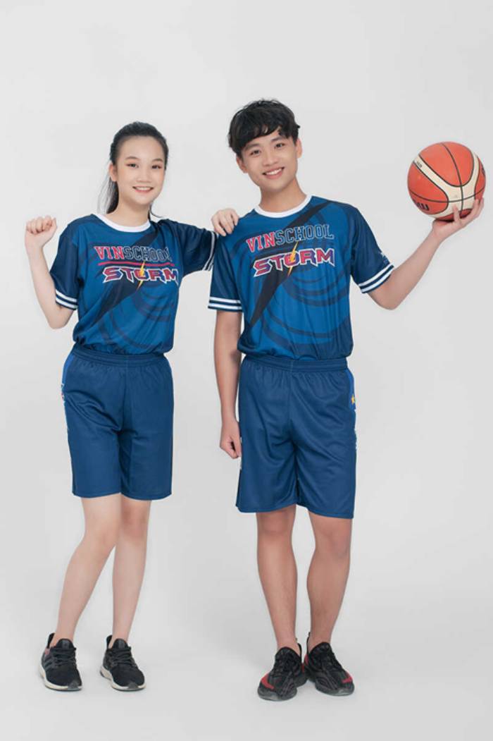 Mẫu đồng phục thể dục trường THPT Vinschool