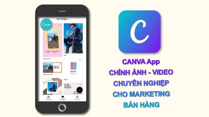 Canva - Ứng dụng thiết kế logo áo thun trên điện thoại