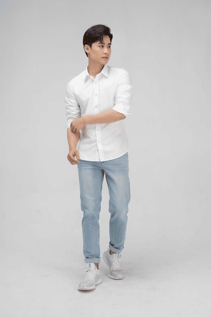 Phối cùng quần jean tạo phong cách thời trang hiện đại