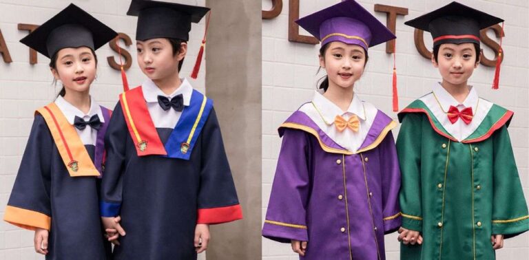 Áo cử nhân cho bé đồng hành cùng các thiên thần nhỏ ngày lễ tốt nghiệp