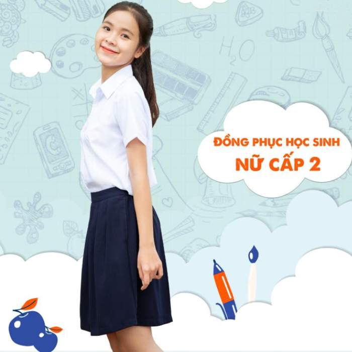 Mẫu váy dành cho học sinh nữ trung học cơ sở
