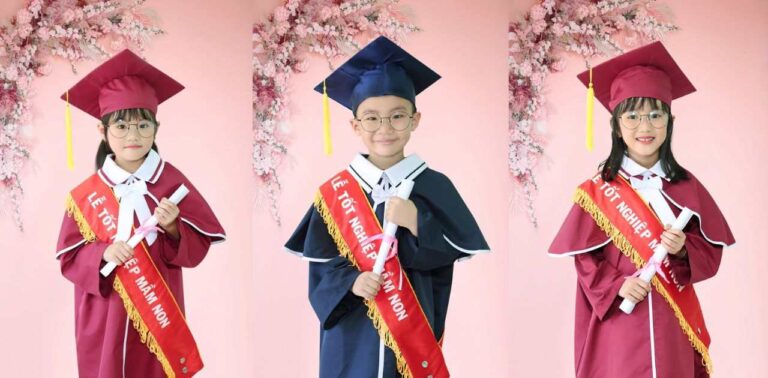 Giá áo cử nhân mầm non tại Đồng Phục Hải Anh