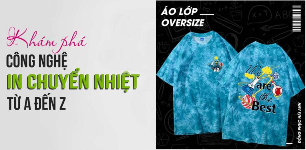 Kỹ thuật in chuyển nhiệt áo lớp cao cấp được sử dụng phổ biến