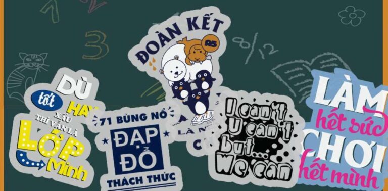 7748 Slogan, khẩu hiệu đồng phục lớp độc đáo, ý nghĩa