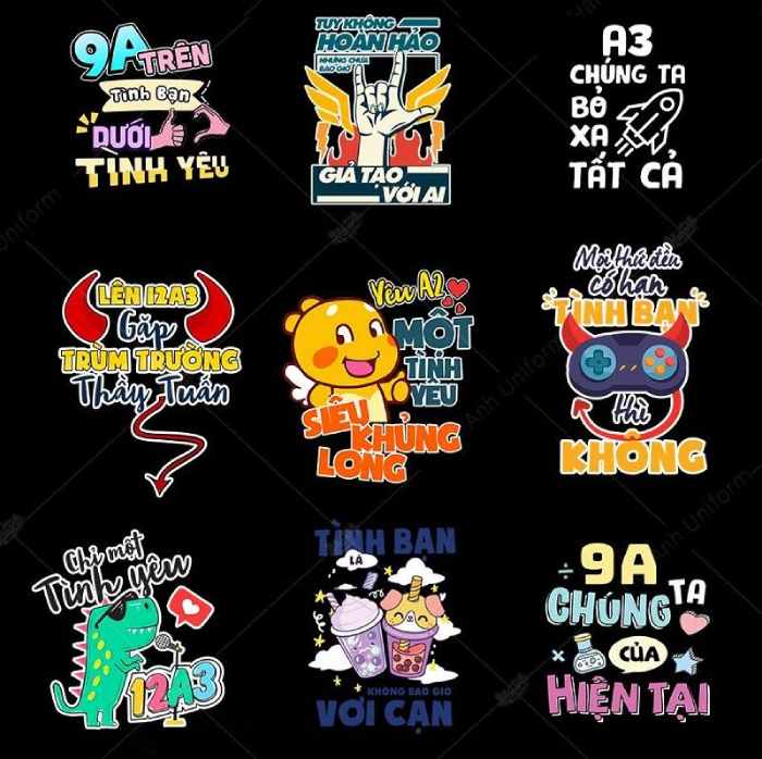 Đồng phục Hải Anh chuyên thiết kế logo đồng phục lớp