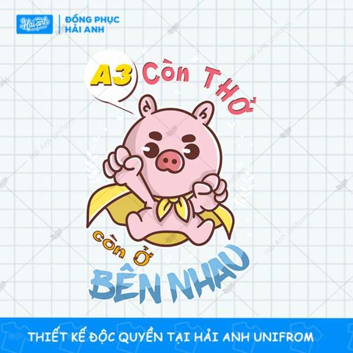 Siêu nhân heo cute, dễ thương “đốn tim” tập thể lớp