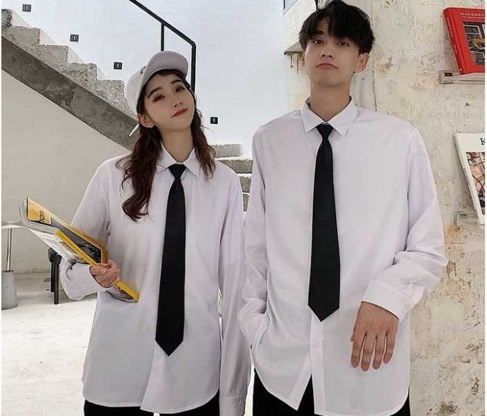 Áo sơ mi trắng quen thuộc dành cho học sinh