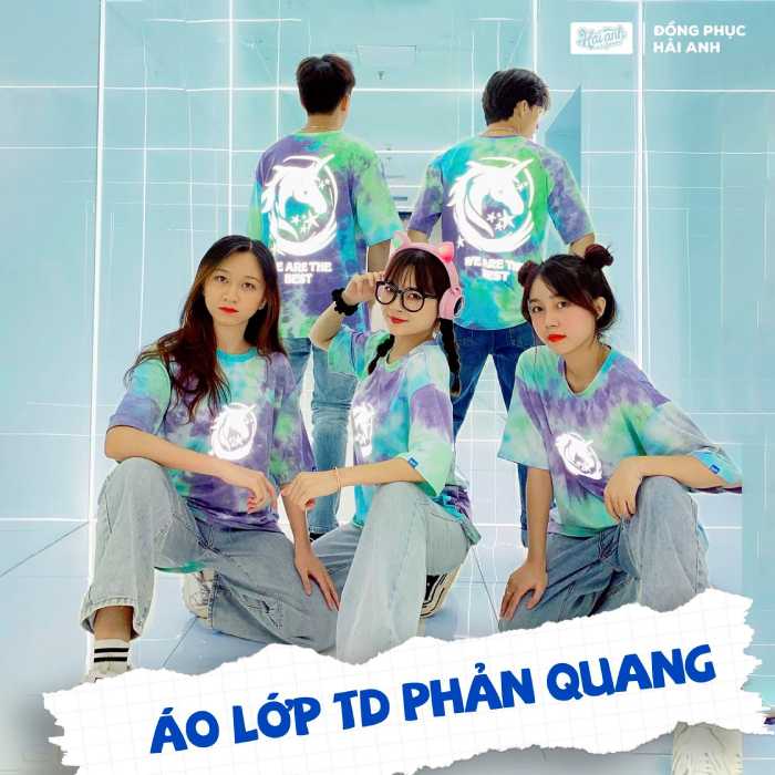 Hình in logo phản quang độc đáo trên trang phục áo phản quang