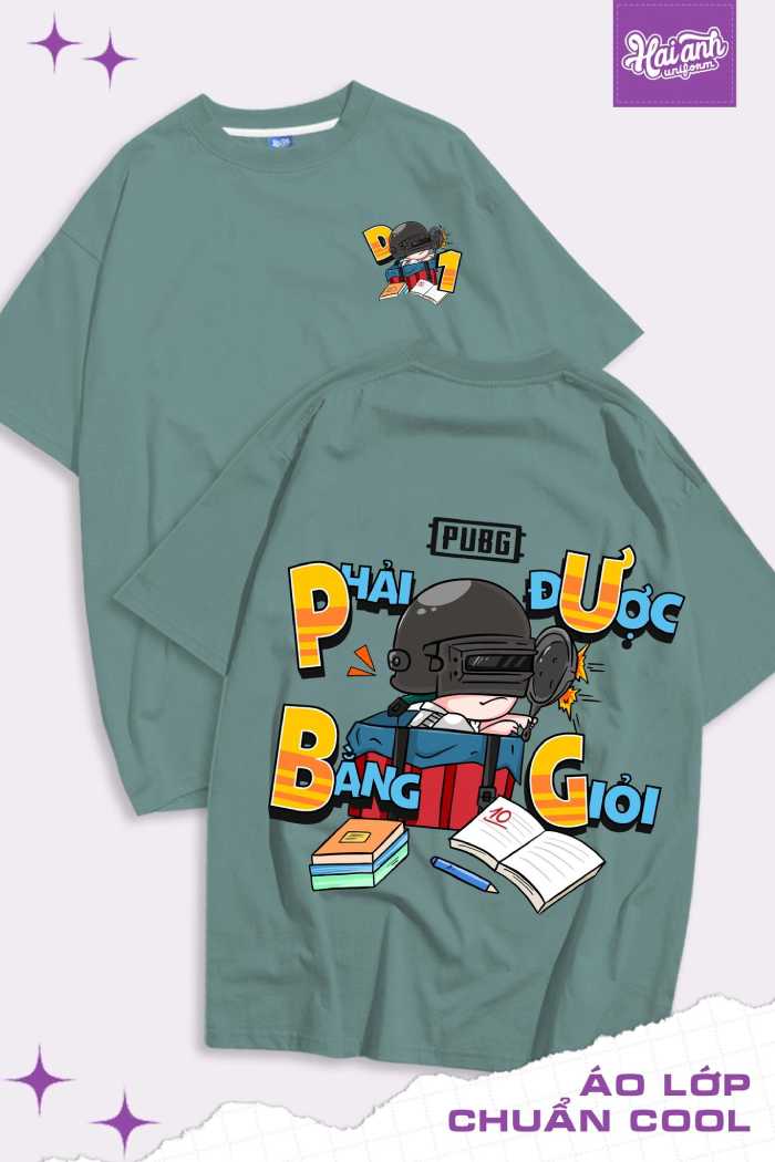 In hình cá tính, cool ngầu trên nền áo đồng phục