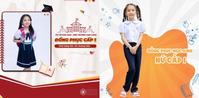 10 Mẫu đồng phục học sinh tiểu học nữ đẹp, cao cấp, chất lượng