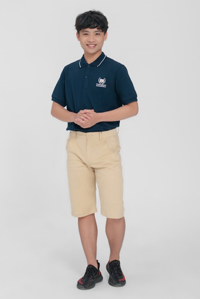 Áo polo nam sinh trường Vinschool thanh lịch