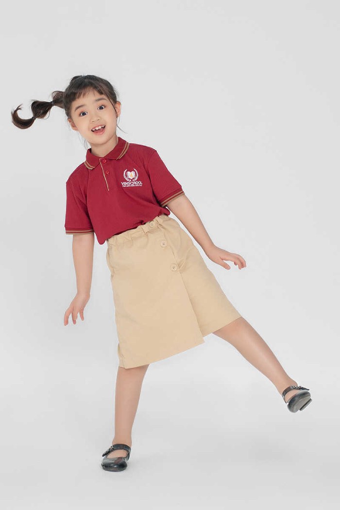 Mẫu trang phục áo polo dành cho học sinh tiểu học