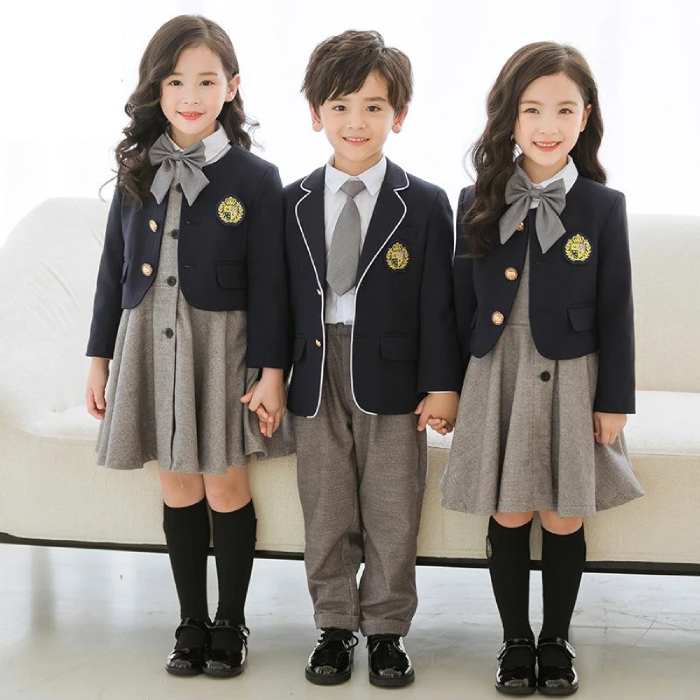Trang phục áo vets thanh lịch, sang trọng dành cho học sinh tiểu học