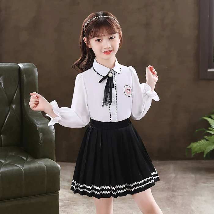 Mẫu đồng phục học sinh cấp 1 dành cho nữ