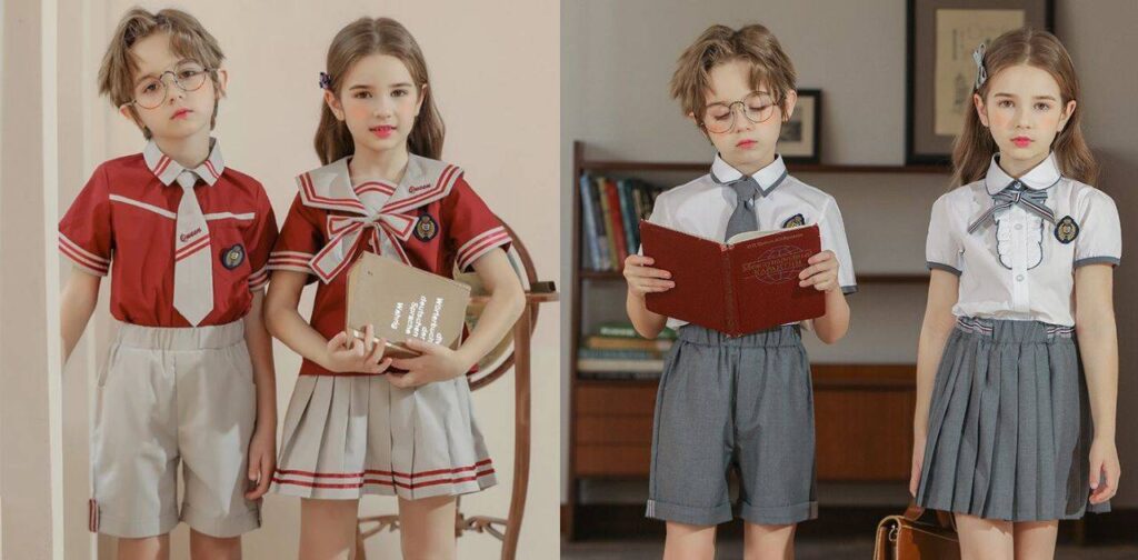 Giá đồng phục học sinh tiểu học tại thương hiệu Hải Anh rẻ, chất lượng