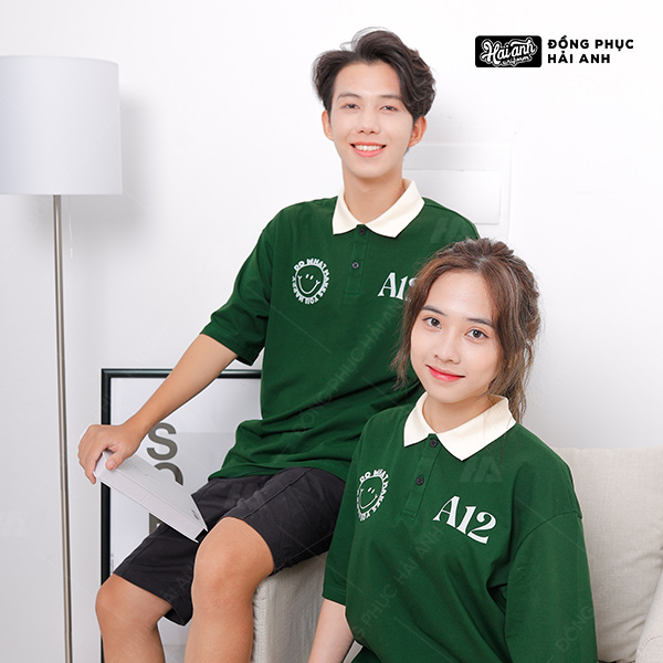 Áo lớp Good Vibes màu xanh iris - Hình 6