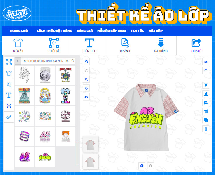 Tự tay thiết kế áo lớp theo "phong cách riêng" của lớp mình