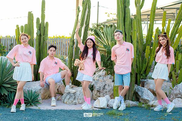 Mẫu áo đồng phục lớp có cổ - BST Smiley