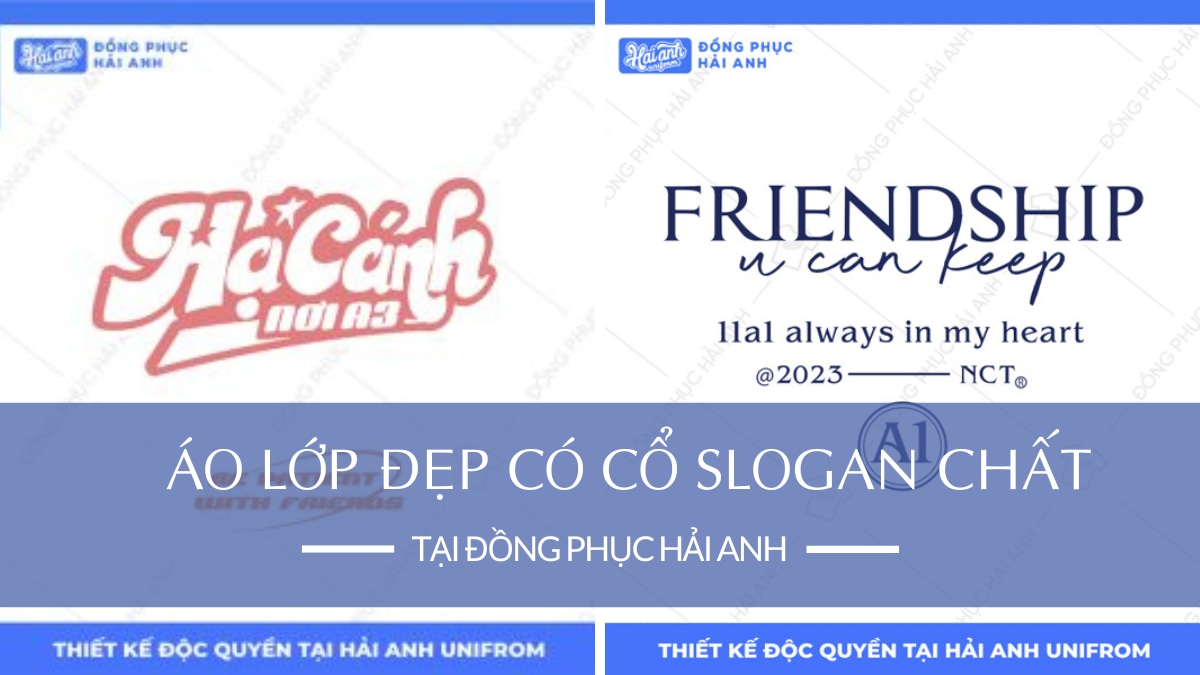 Top 5 Mẫu Áo Lớp Đẹp Có Cổ Slogan Chất, Đốn Tim Mọi Ánh Nhìn