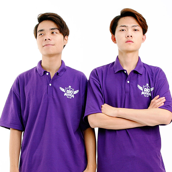 Polo màu tím đậm - Áo thun nhóm có cổ với thiết kế basic, dễ phối đồ