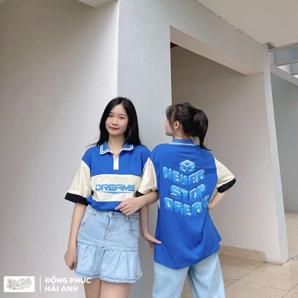 Áo Lớp Có Cổ Never Stop Dream Đầy Hoài Bão