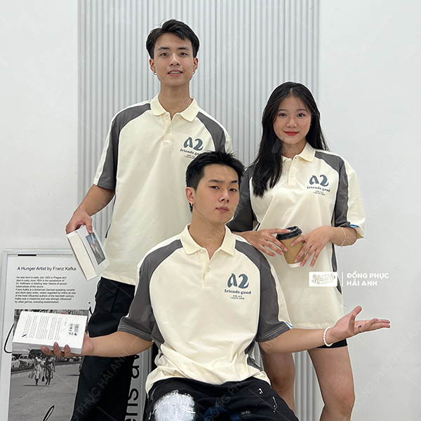 Áo Lớp Wassup Màu Kem Cheese - Hình 1