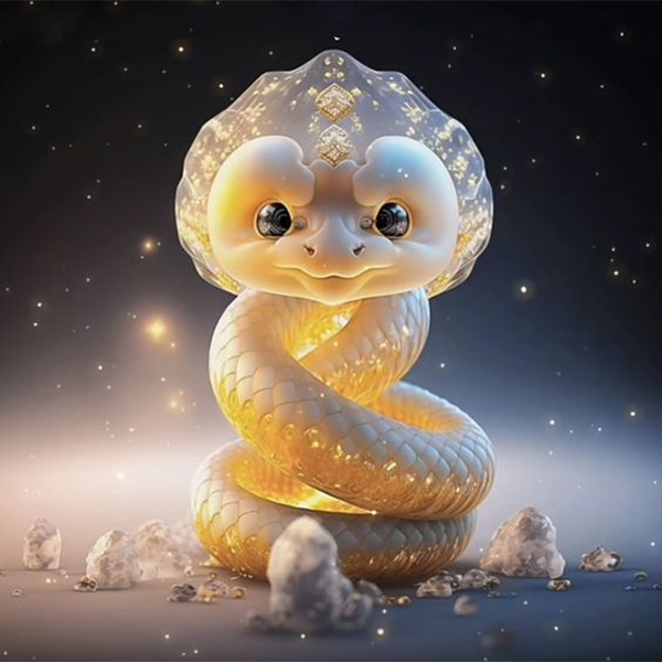 Logo áo lớp hình rắn hình 6