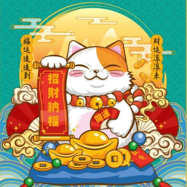 Logo áo lớp con mèo hình 4