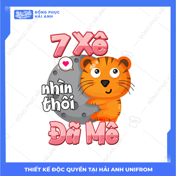 Mẫu hình in con hổ 7 xê nhìn thôi đã mê