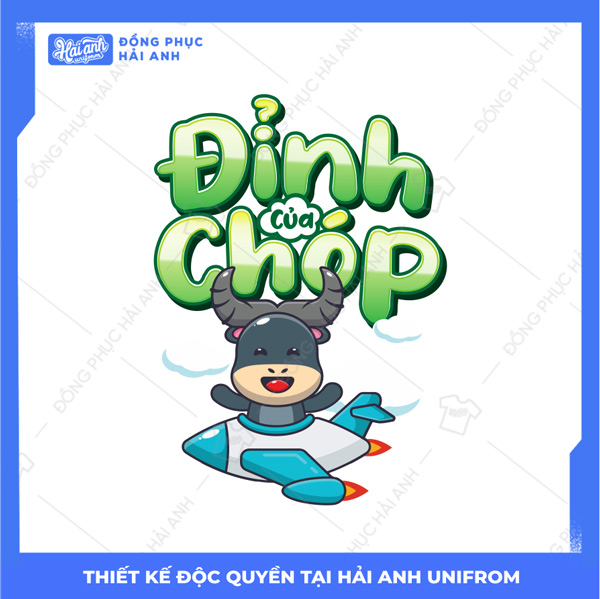 Mẫu hình in con trâu đỉnh của chóp