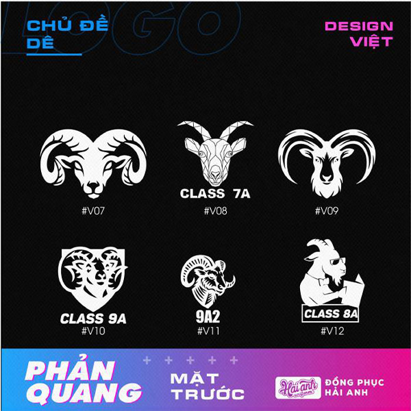 Tỏa sáng mọi lúc với logo hình con dê cool ngầu