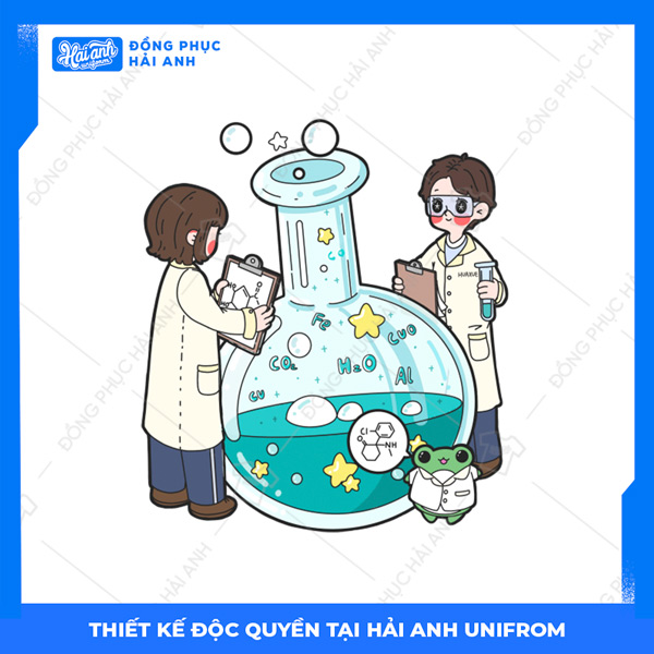 Logo chuyên Hóa hoạt họa