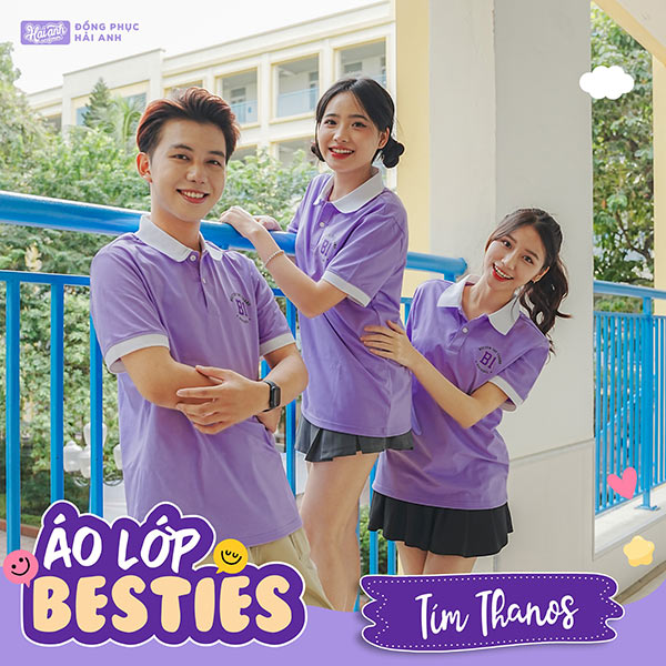 Áo lớp màu tím mộng mơ, huyền ảo