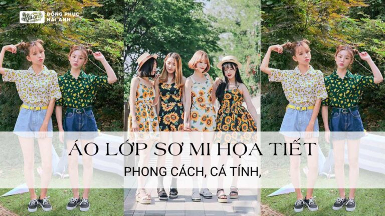Điểm Danh 7 Mẫu Áo Lớp Sơ Mi Họa Tiết Hot Trend Hiện Nay