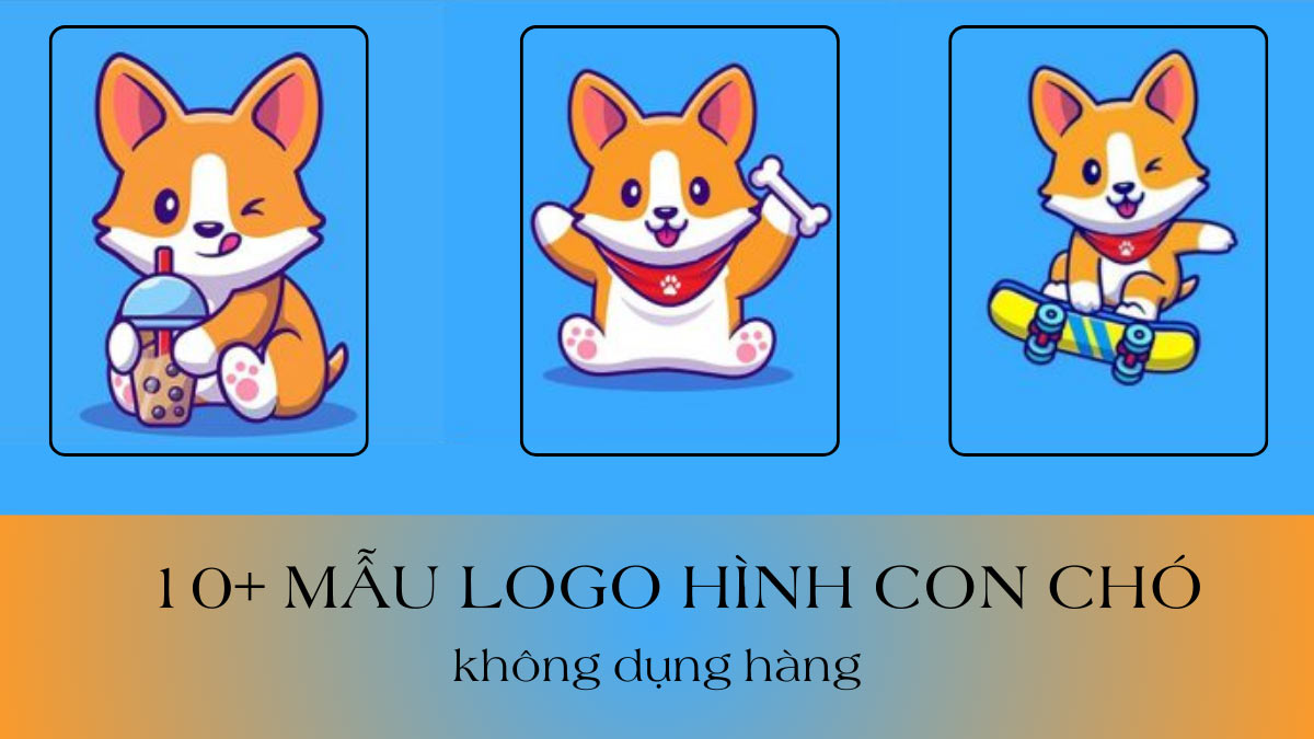 10+ Mẫu Logo Hình Con Chó Không Đụng Hàng
