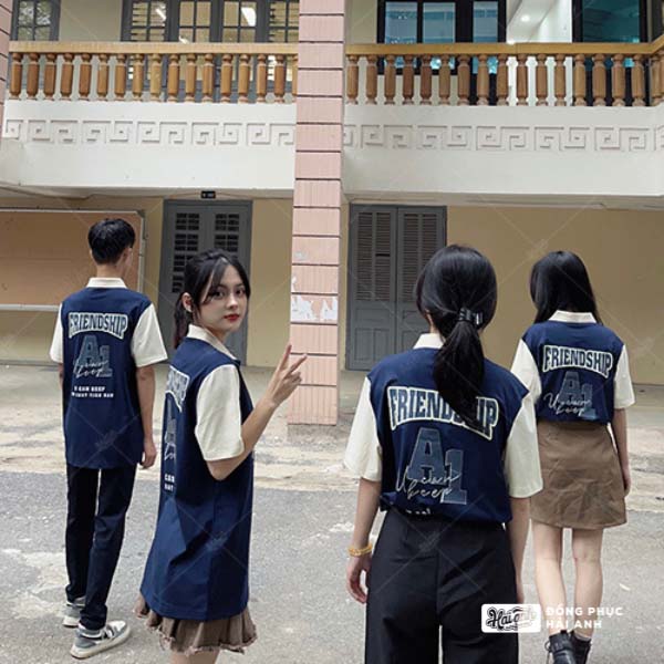 Đồng phục áo lớp in kỹ thuật số của Hải Anh Uniform