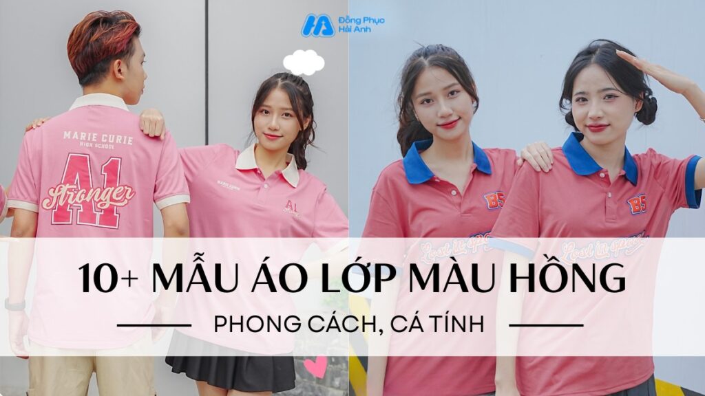 Áo lớp màu hồng