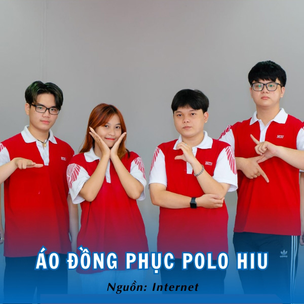 Đại học Hồng Bàng đồng phục áo polo năng động 