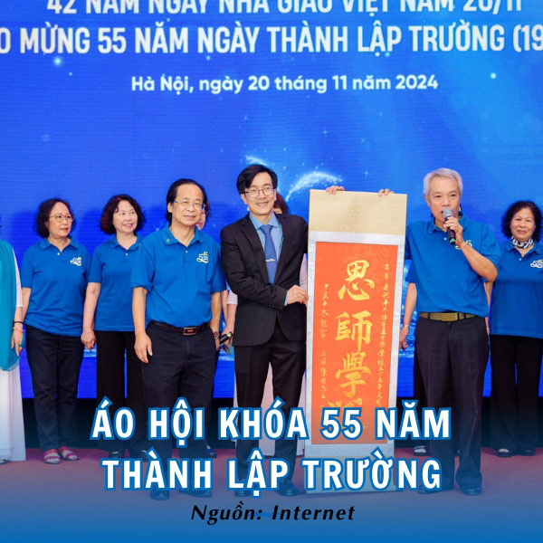Áo hội khóa kỷ niệm 55 năm thành lập trường thanh lịch