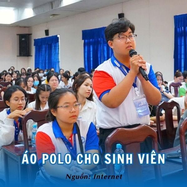 Áo polo cho sinh viên CTUMP phối màu bắt mắt