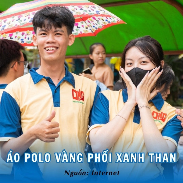 Thiết kế áo đồng phục polo Đại học Nam Cần Thơ trẻ trung, nổi bật