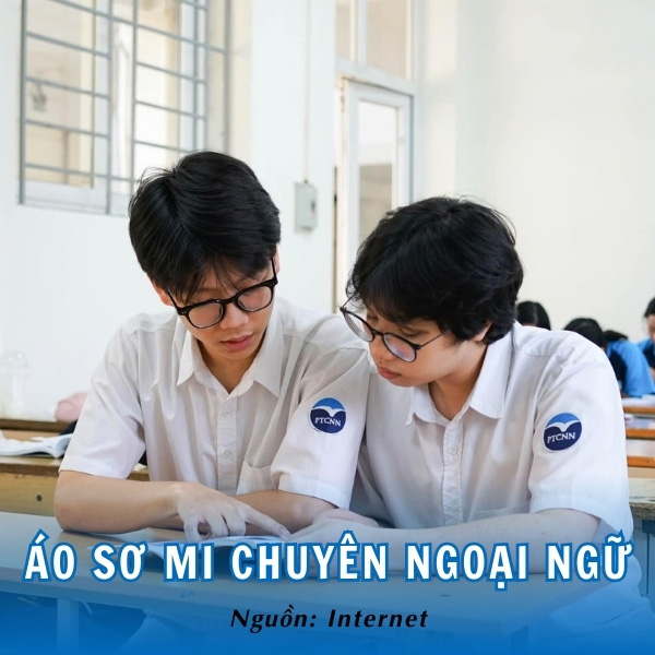 Sơ mi đồng phục Chuyên ngoại ngữ trang nhã