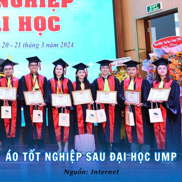 Áo tốt nghiệp sau đại học trường UMP sang trọng, trang nhã